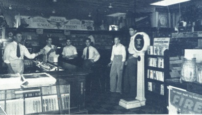 Eagle Pharmacy interior 1932